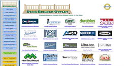 Desktop Screenshot of deckbuilderoutlet.com